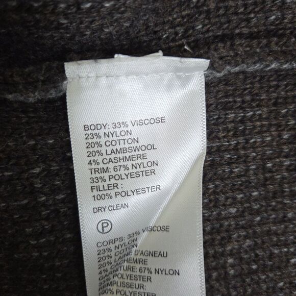 Tommy Bahama Cordillero Bomber Jacket Wool Blend Knit Gray/Blk Men's M - Picture 11 of 15